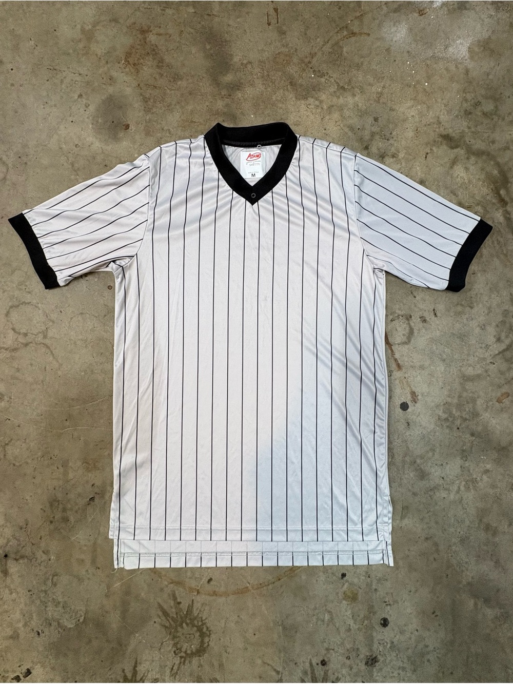 Men’s light gray/black referee mesh shirt